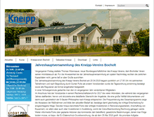 Tablet Screenshot of kneippverein-bocholt.de